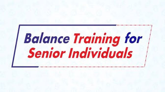 Balance training for senior individuals
