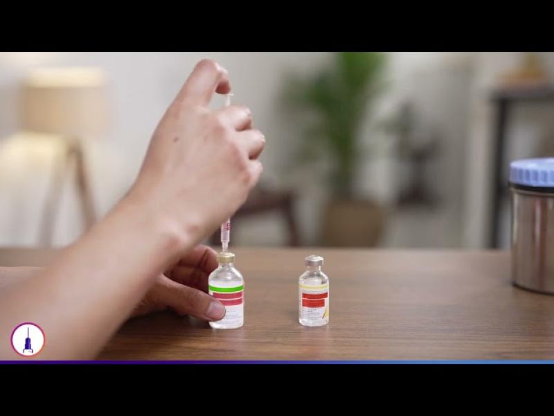 How to inject short & intermediate acting insulin using same syringe Tamil V3