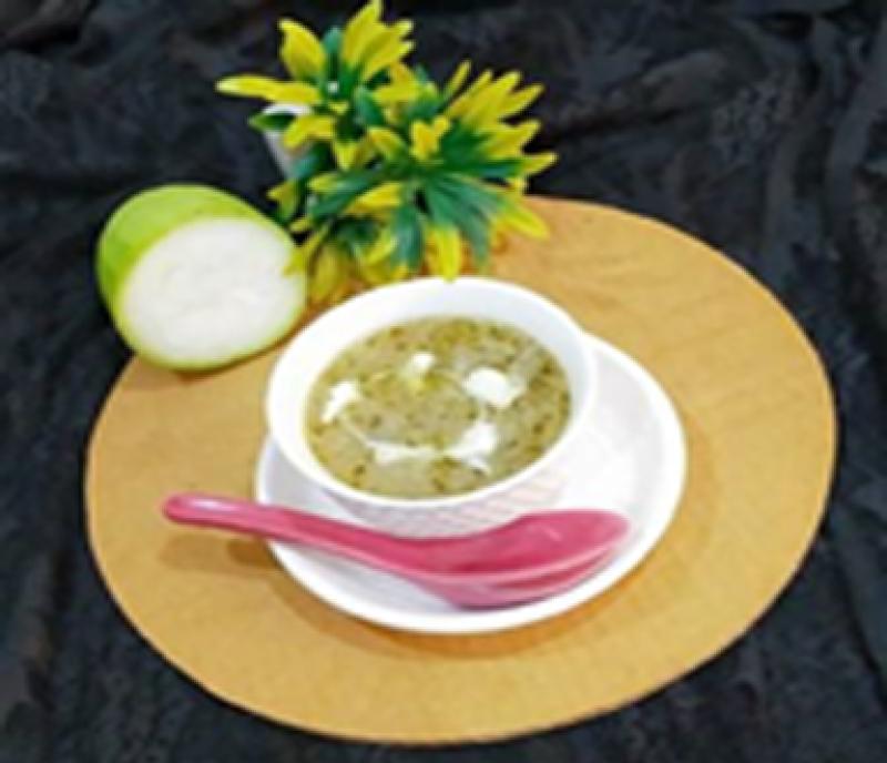 Bottle Gourd Basil Soup
